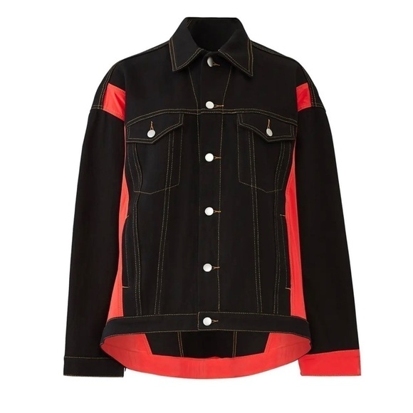 Koché Black Oversized Denim Jacket - Picture 3 of 14